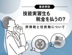 技能実習生も税金を払うの？所得税と住民税を徹底解説